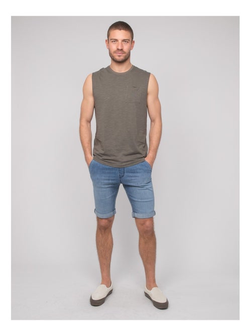 T-shirt sans manches coton negabino - Kiabi T-shirt sans manches coton negabino - Kiabi