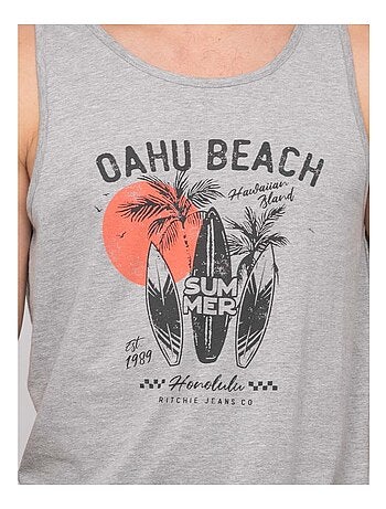 T-shirt sans manches coton nination