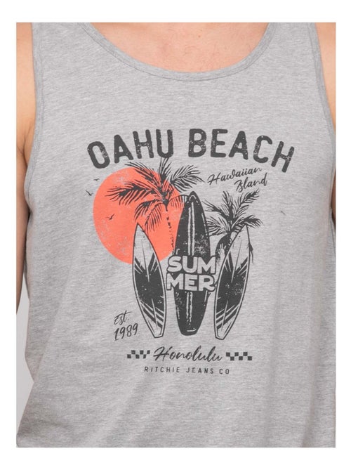T-shirt sans manches coton nination - Kiabi
