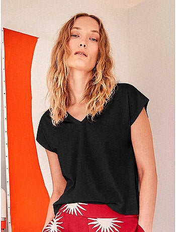 T-shirt sans manches en couleur bleue
