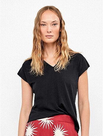 T-shirt sans manches en couleur bleue
