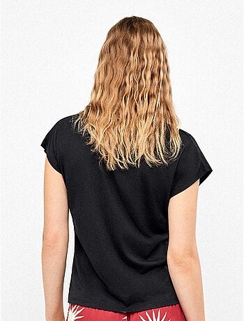 T-shirt sans manches en couleur bleue