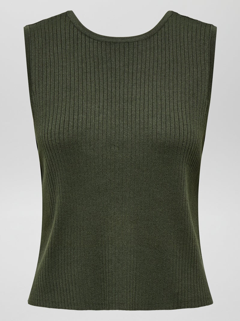 T-shirt sans manches 'JDY' VERT - Kiabi