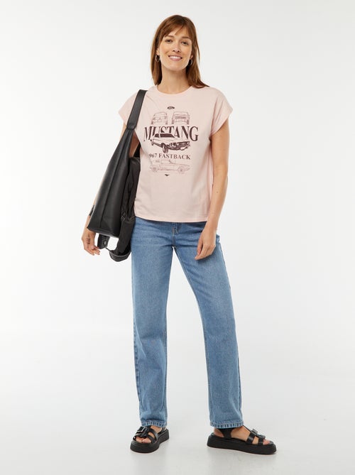 T-shirt sans manches 'Mustang' 'Ford' - Kiabi