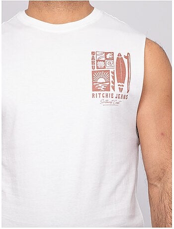 T-shirt sans manches nipolyte