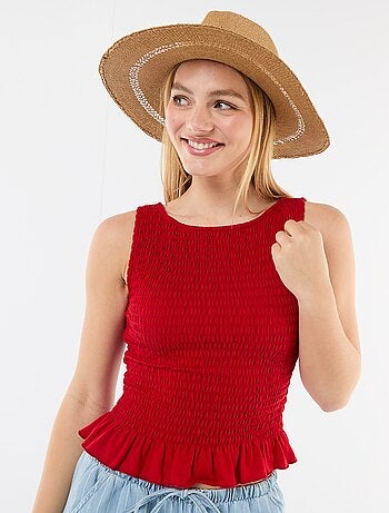 T-shirt sans manches stretch