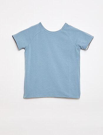 T-shirt sans sens & réversible à manches courtes