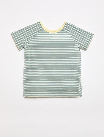 T-shirt sans sens & réversible à manches courtes