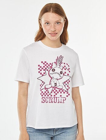 T-shirt 'Scrum' 'Lilo & Stitch' de Disney manches courtes