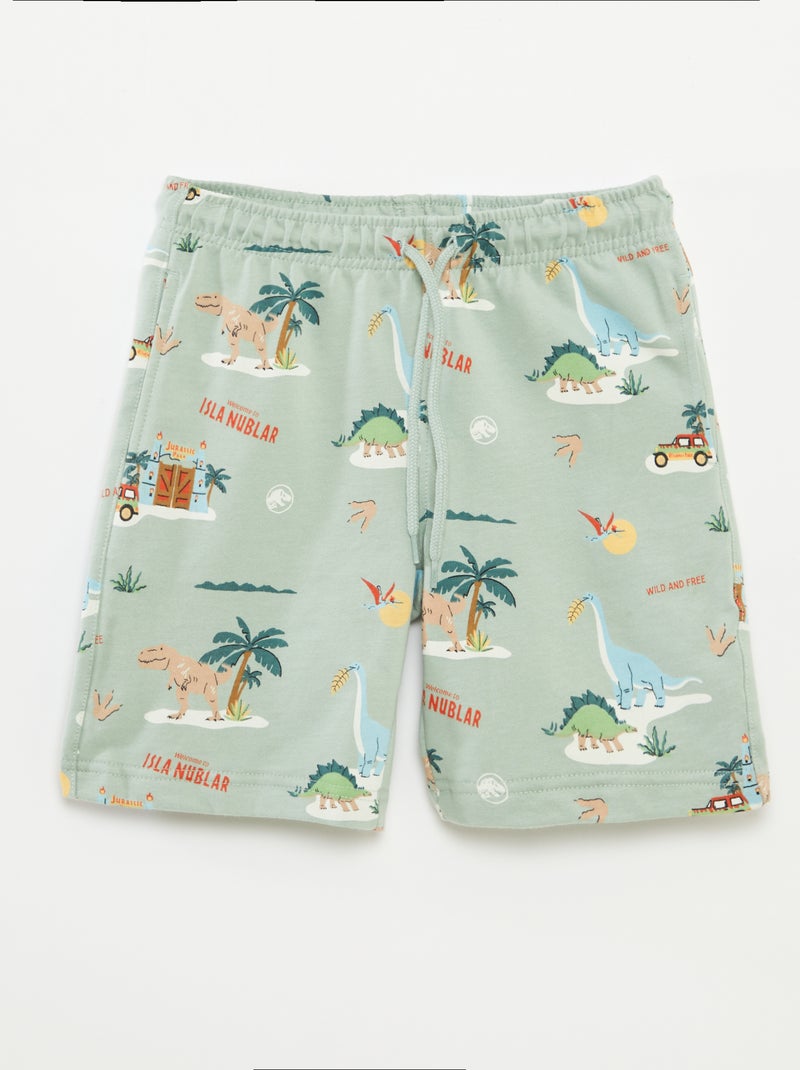 T-shirt + short 'Jurassic World' - 2-delig GROEN - Kiabi