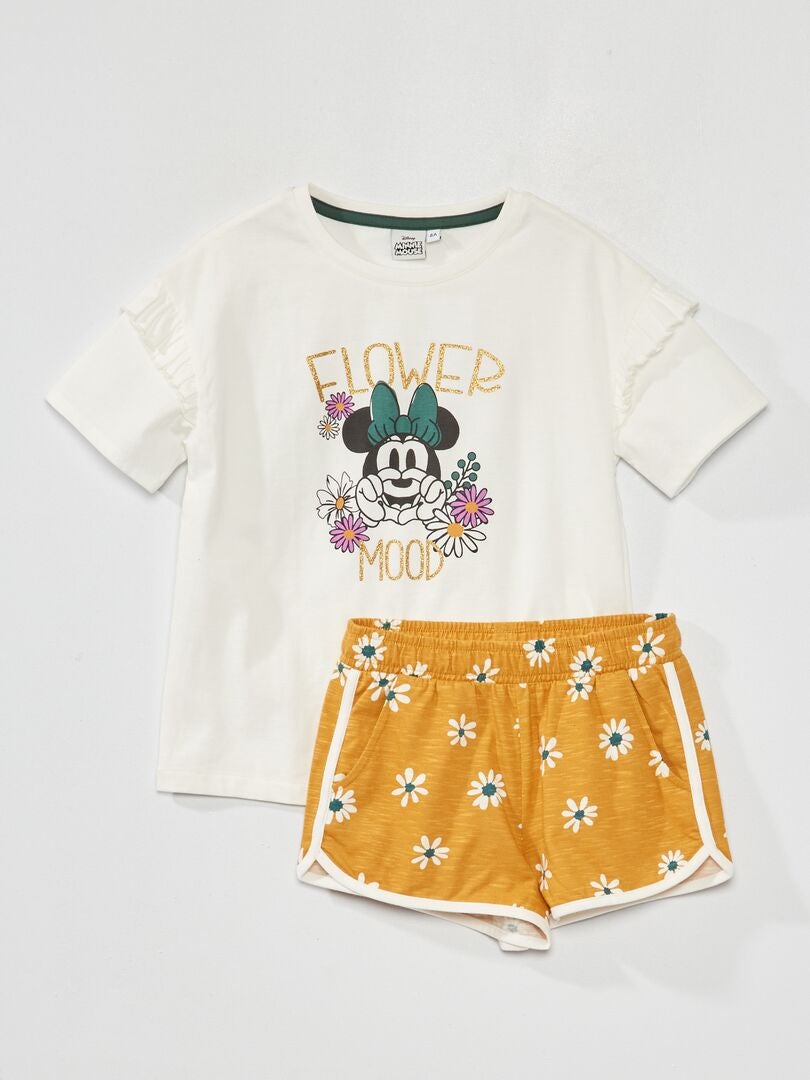 T-shirt + short 'Minnie' 'Disney' GEEL - Kiabi