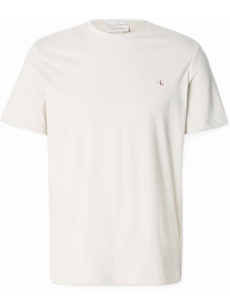 T-shirt Slank toelopend - Calvin Klein Gebroken wit - Kiabi