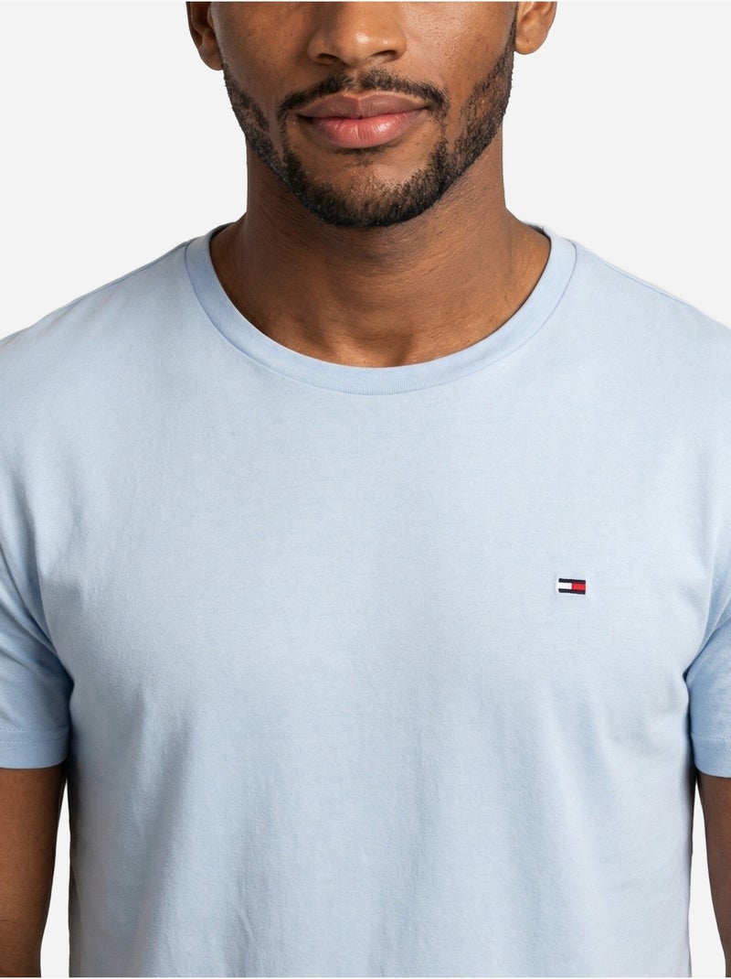 T-shirt Slank toelopend - Tommy jeans Hemelsblauw - Kiabi