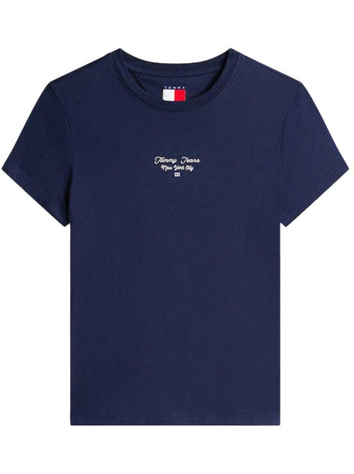 T-Shirt Slim Femme Tommy Hilfiger Logo - Kiabi T-Shirt Slim Femme Tommy Hilfiger Logo - Kiabi