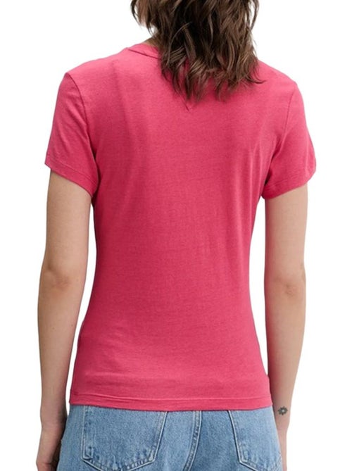 T-Shirt Slim Femme Tommy Hilfiger Logo - Kiabi T-Shirt Slim Femme Tommy Hilfiger Logo - Kiabi