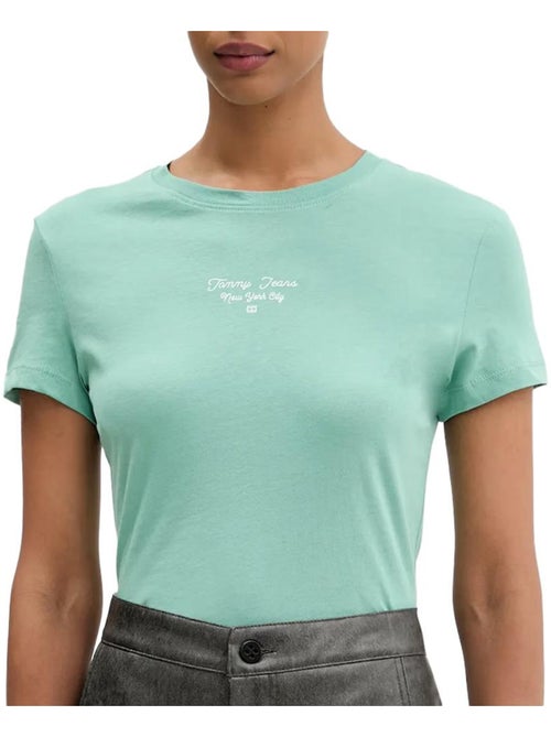 T-Shirt Slim Femme Tommy Hilfiger Logo - Kiabi T-Shirt Slim Femme Tommy Hilfiger Logo - Kiabi