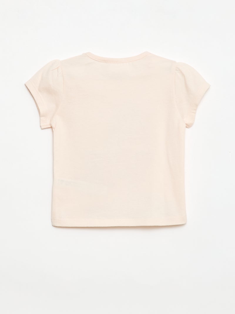 T-shirt 'Snoopy' manches courtes Rose - Kiabi