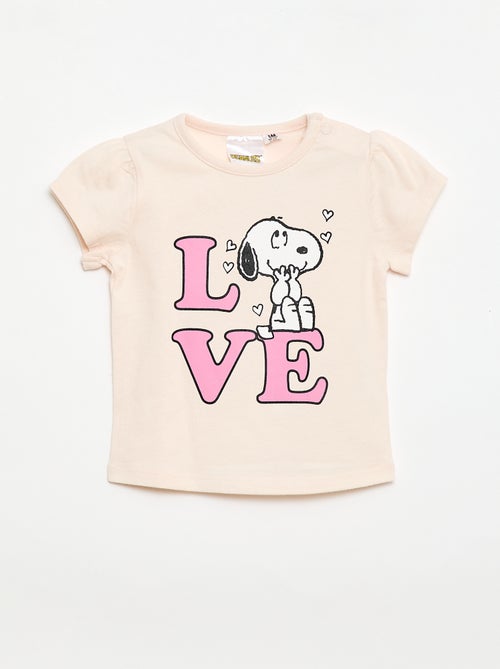 T-shirt 'Snoopy' met korte mouwen - Kiabi