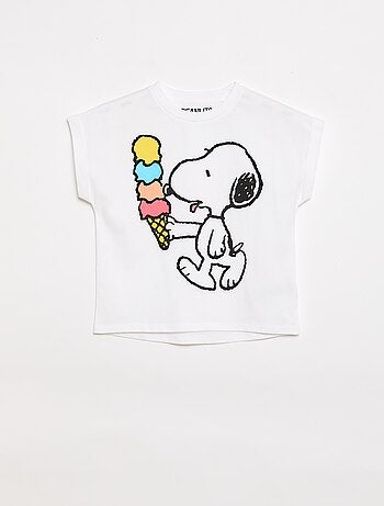 T-shirt 'Snoopy' met korte mouwen