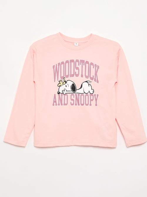 T-shirt 'Snoopy' met lange mouwen - Kiabi