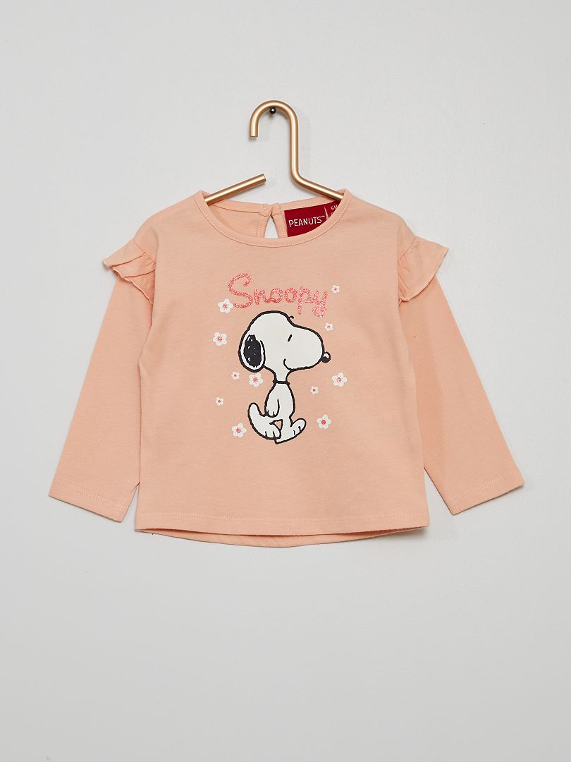 T-shirt 'Snoopy' roze - Kiabi