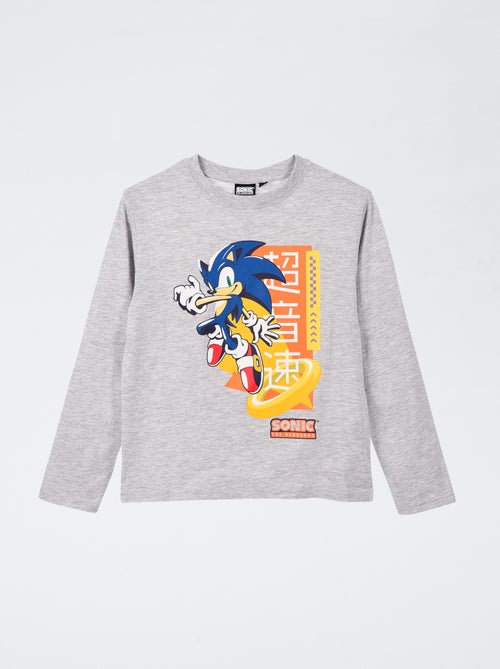 T-shirt 'Sonic' à manches longues - Kiabi
