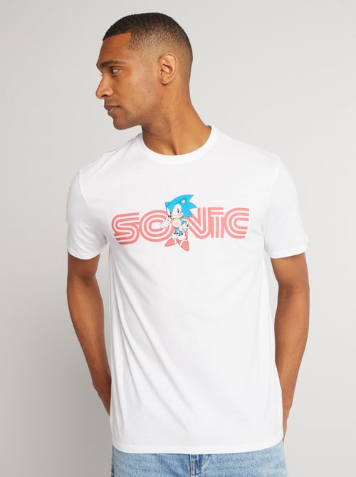 T-shirt 'Sonic' manches courtes - Kiabi