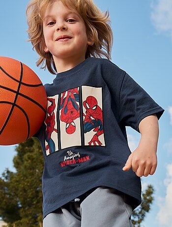 T-shirt 'Spider-Man' 'Marvel' manches courtes