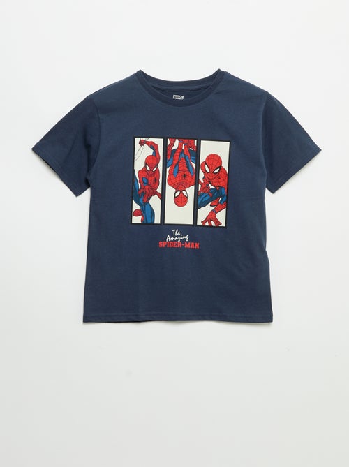 T-shirt 'Spider-Man' 'Marvel' manches courtes - Kiabi