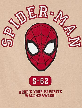 T-shirt 'Spider-Man' 'Marvel' manches longues