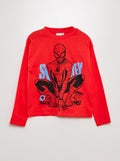 T-shirt 'Spiderman' 'Marvel' Rouge - Kiabi