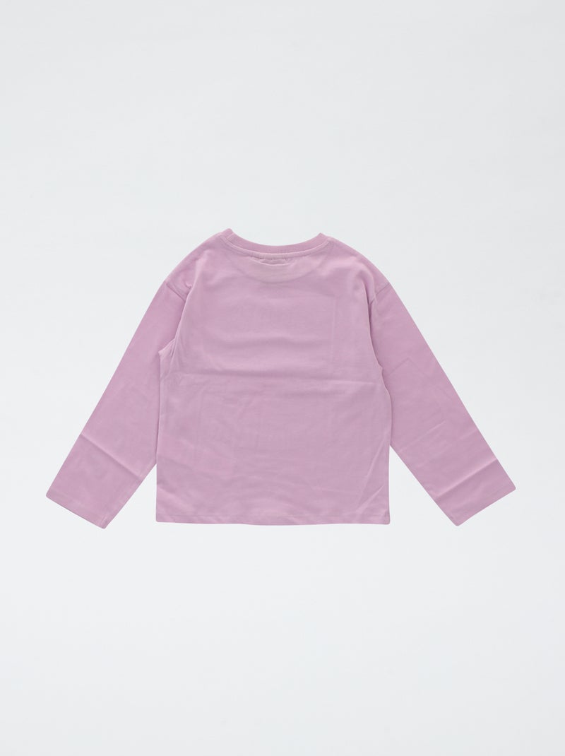 T-shirt 'Squishmallows' à manches longues Violet - Kiabi