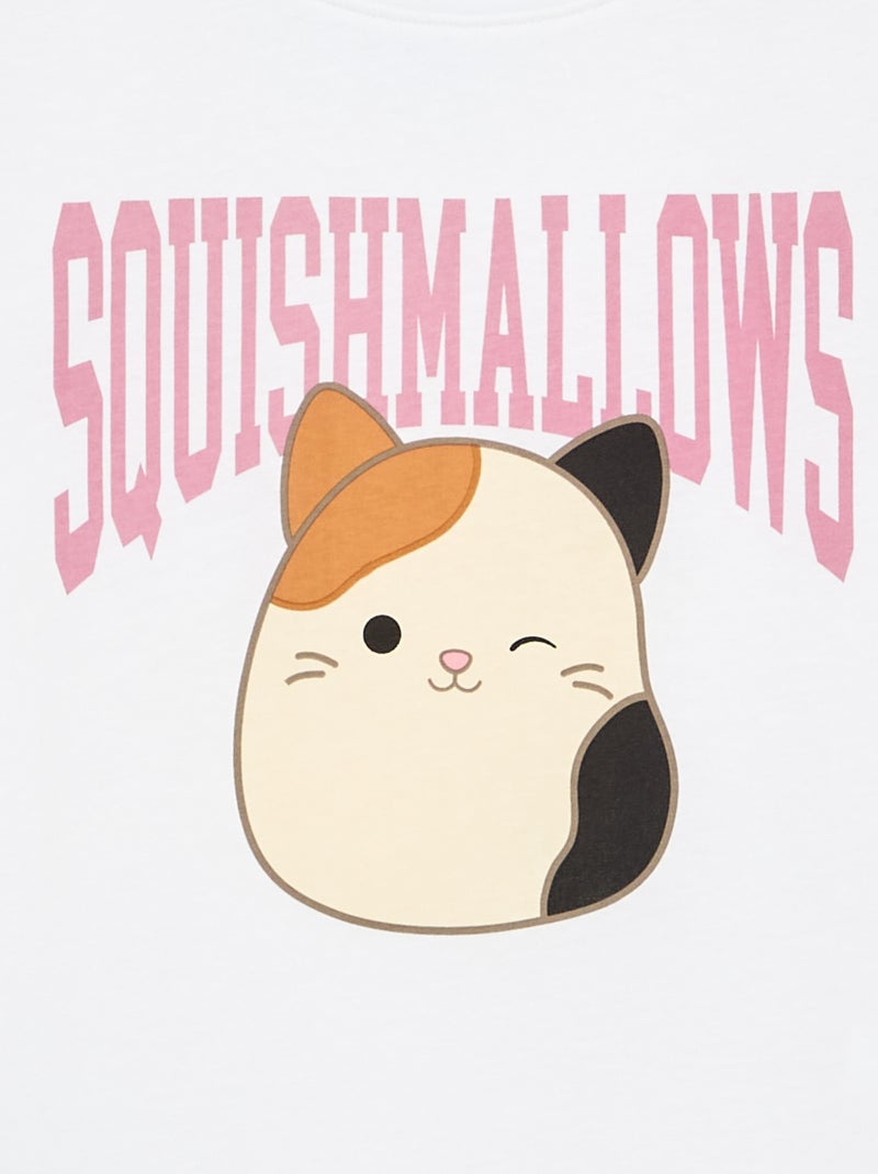 T-shirt 'Squishmallows' met lange mouwen Wit - Kiabi