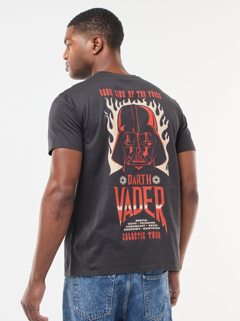 T-shirt 'Star Wars' 'Dark Vador' à manches courtes Noir - Kiabi
