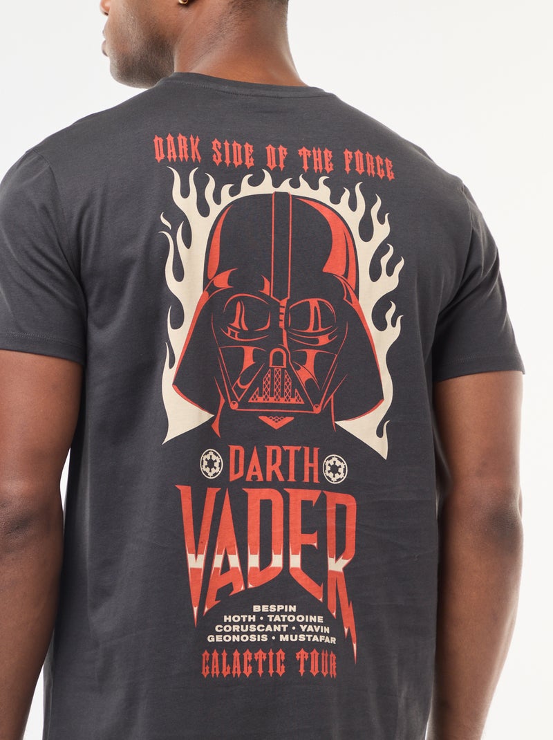 T-shirt 'Star Wars' 'Dark Vador' à manches courtes Noir - Kiabi