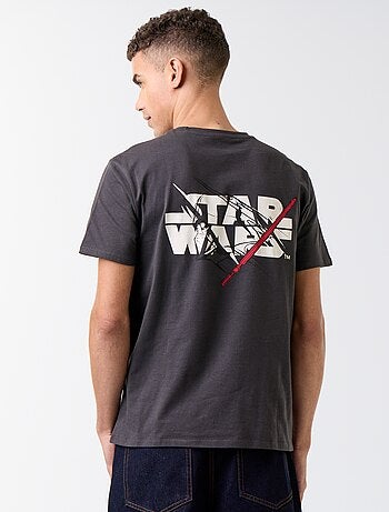 T-shirt 'Star Wars' met print op de voor- en achterkant