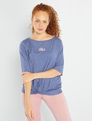 T-shirt 'stay free' - Kiabi