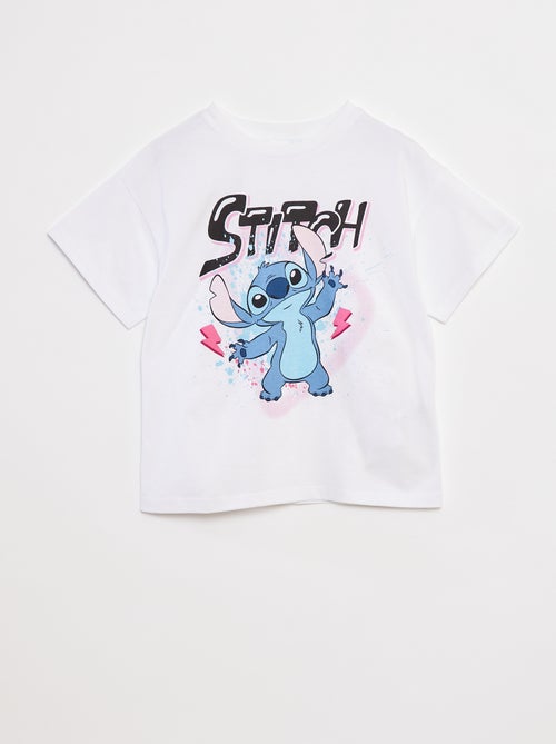 T-shirt 'Stitch' 'Disney' manches courtes - Kiabi
