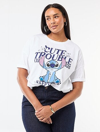 T-shirt 'Stitch' 'Disney' manches courtes