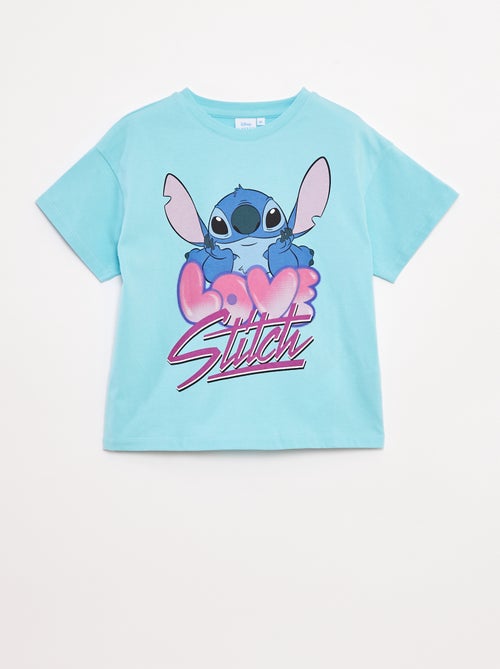 T-shirt 'Stitch' 'Disney' manches courtes - Kiabi