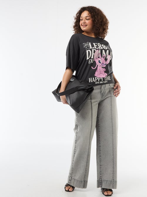 T-shirt 'Stitch' 'Disney' manches courtes - Kiabi