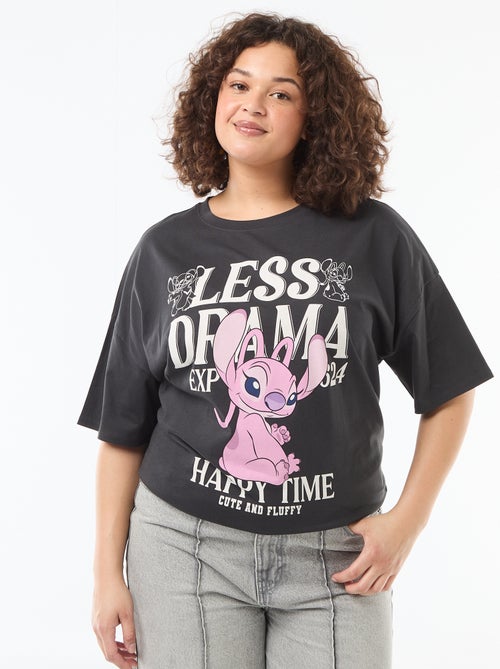 T-shirt 'Stitch' 'Disney' manches courtes - Kiabi