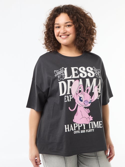 T-shirt 'Stitch' 'Disney' manches courtes - Kiabi