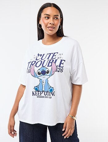 T-shirt 'Stitch' 'Disney' met korte mouwen