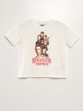 T-shirt 'Stranger Things' WIT - Kiabi