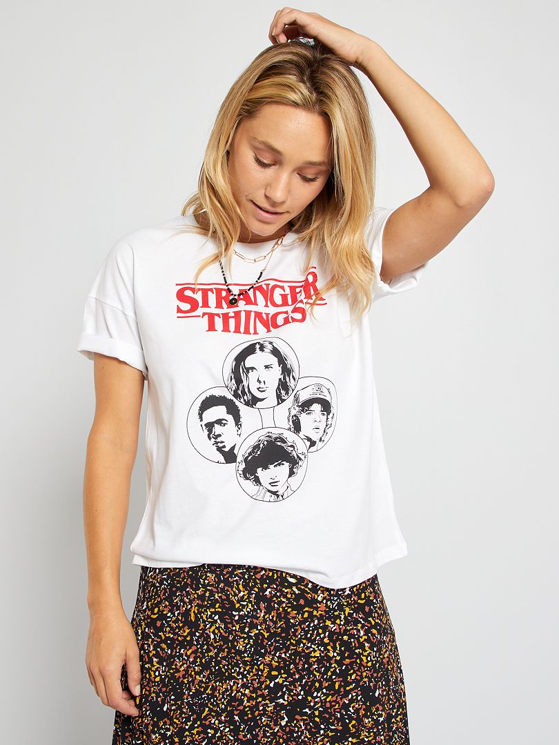 T-shirt 'Stranger Things' WIT - Kiabi