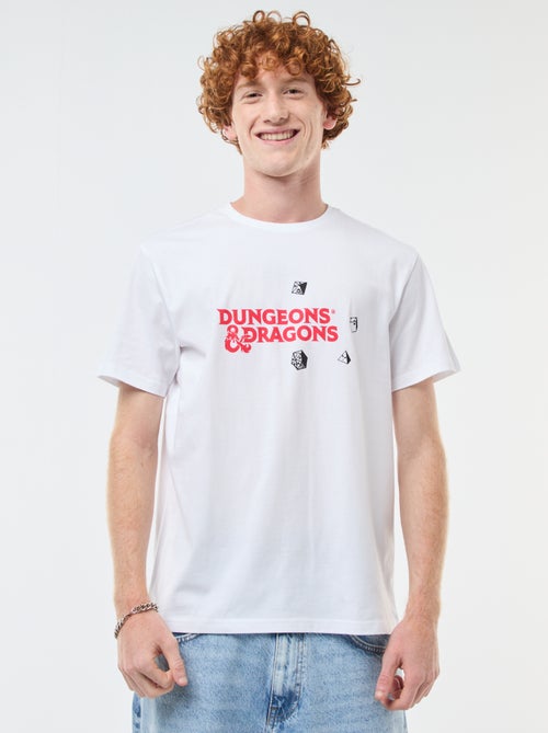 T-shirt 'Sun city' 'Dungeons & dragons' en coton - Kiabi