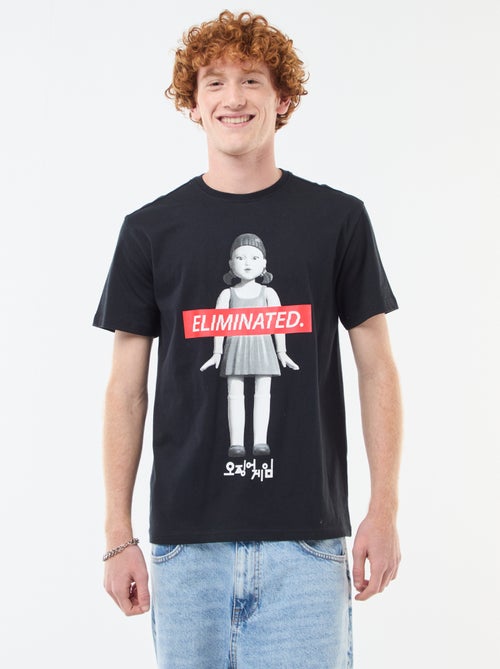 T-shirt 'Sun city' 'Squid Game' 'Netflix' en coton - Kiabi