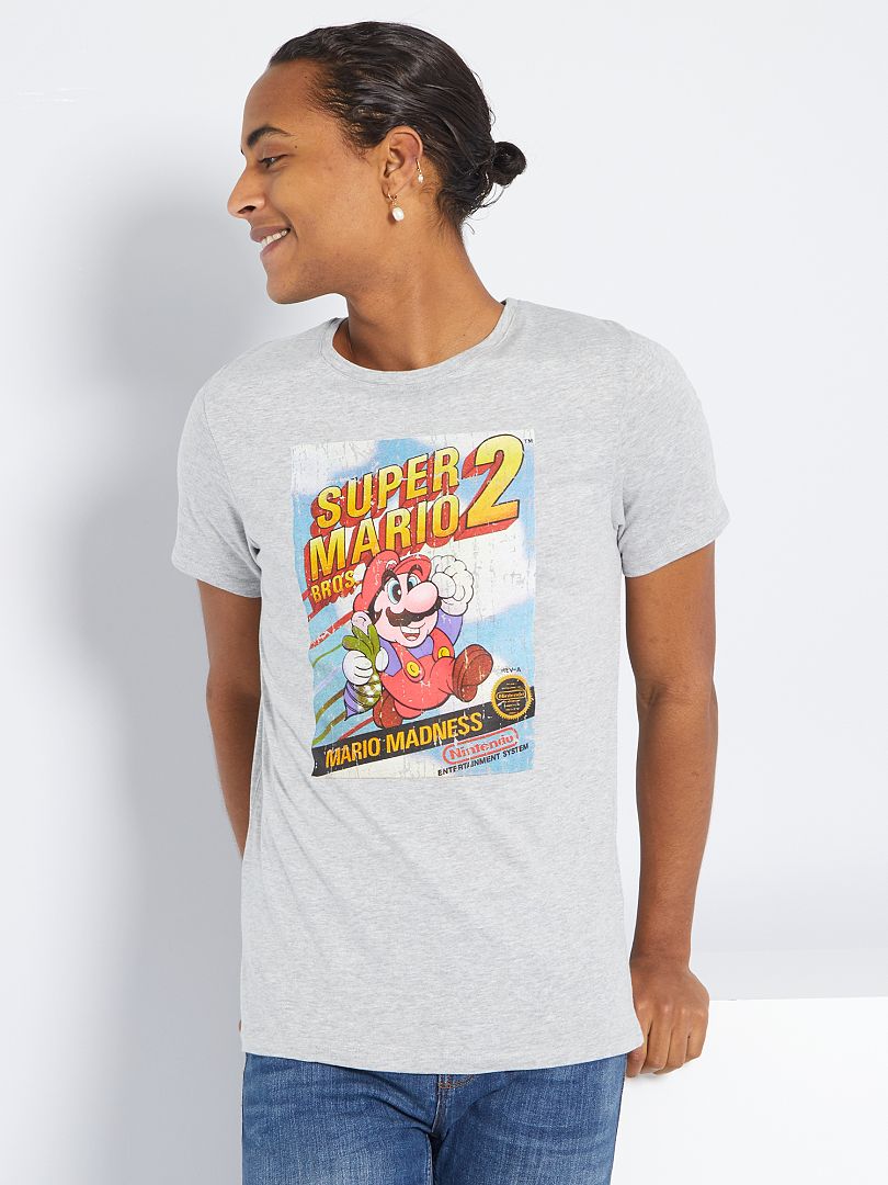 T-shirt 'Super Mario Bros. 2' GRIJS - Kiabi
