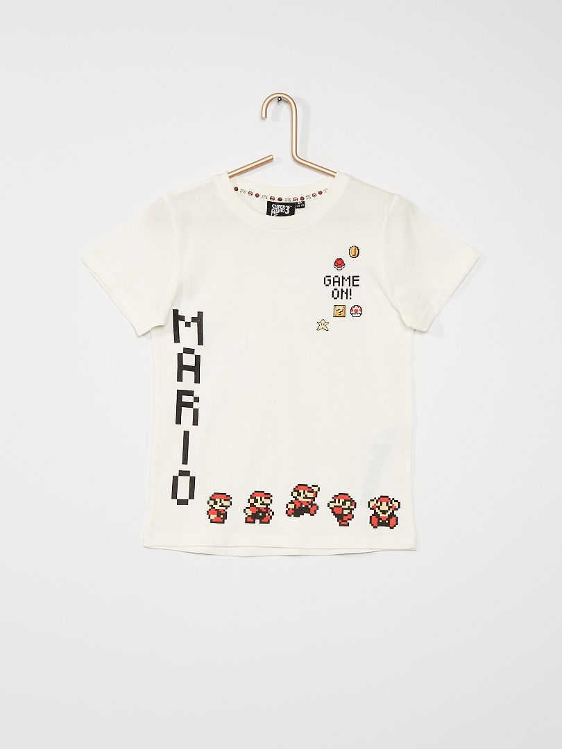 T-shirt 'Super Mario Bros' sneeuw wit - Kiabi